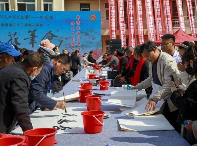 绣桃园绘就振兴新画卷安徽萧县刘套镇：锦